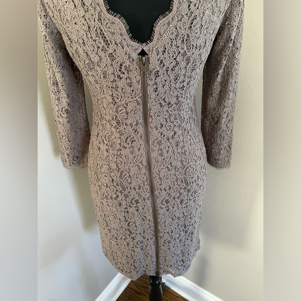 Adrianna Papell lace dress perfect like new - Picture 7 of 9